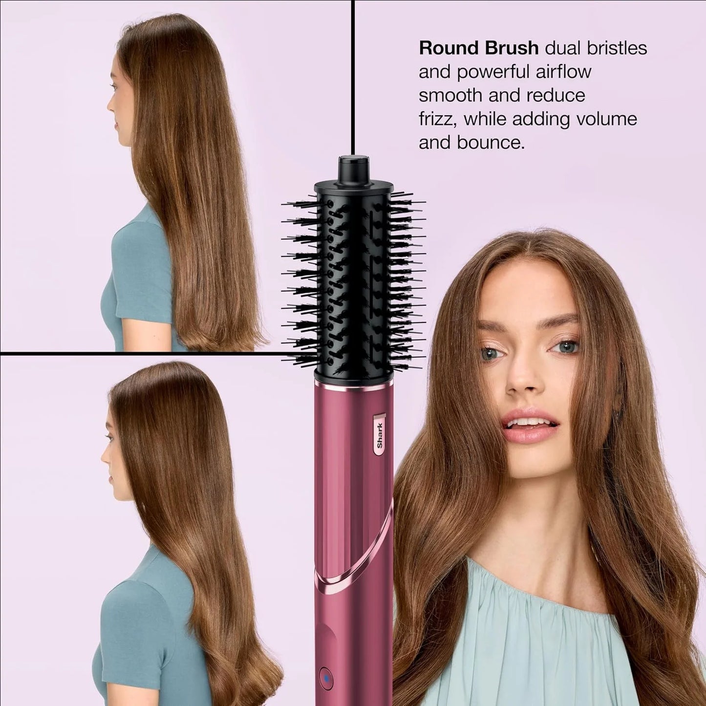 Shark FlexStyle, Air Multi-Styler & Drying System, Black Cherry, HD457CR