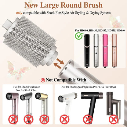 Large Round Volumizing Brush for Shark FlexStyle Attachment