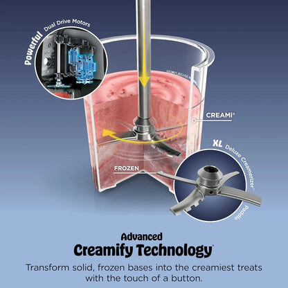 Ninja CREAMi XL Deluxe 11-in-1 Ice Cream & Frozen Treat Maker, NC501