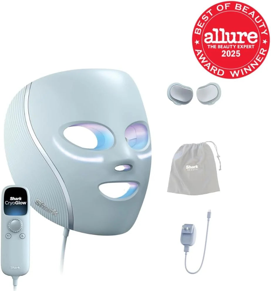 Shark CryoGlow LED Face Mask in Blue Frost, FW312