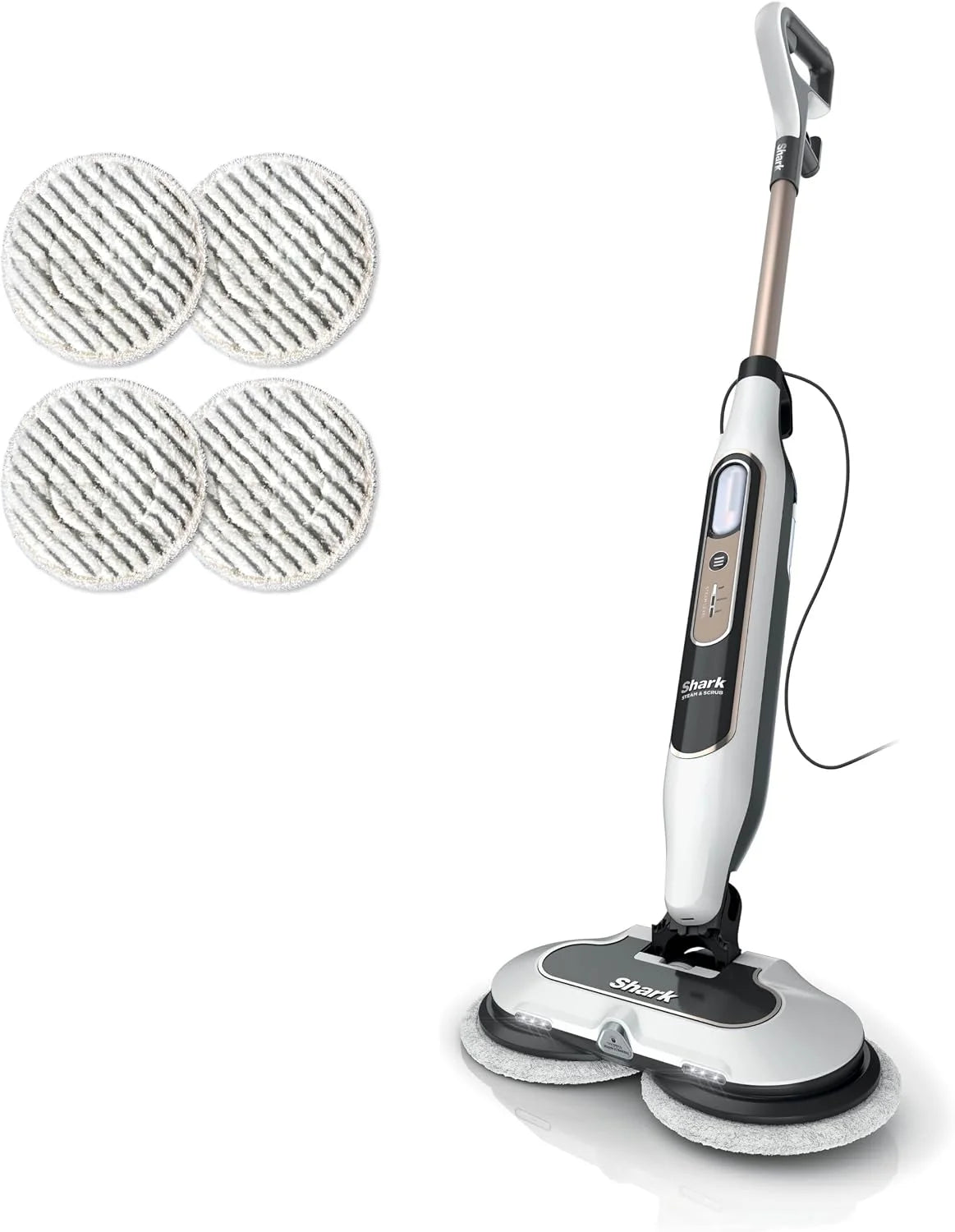 Shark Steam & Scrub with Steam Blaster Technology, White, S8201