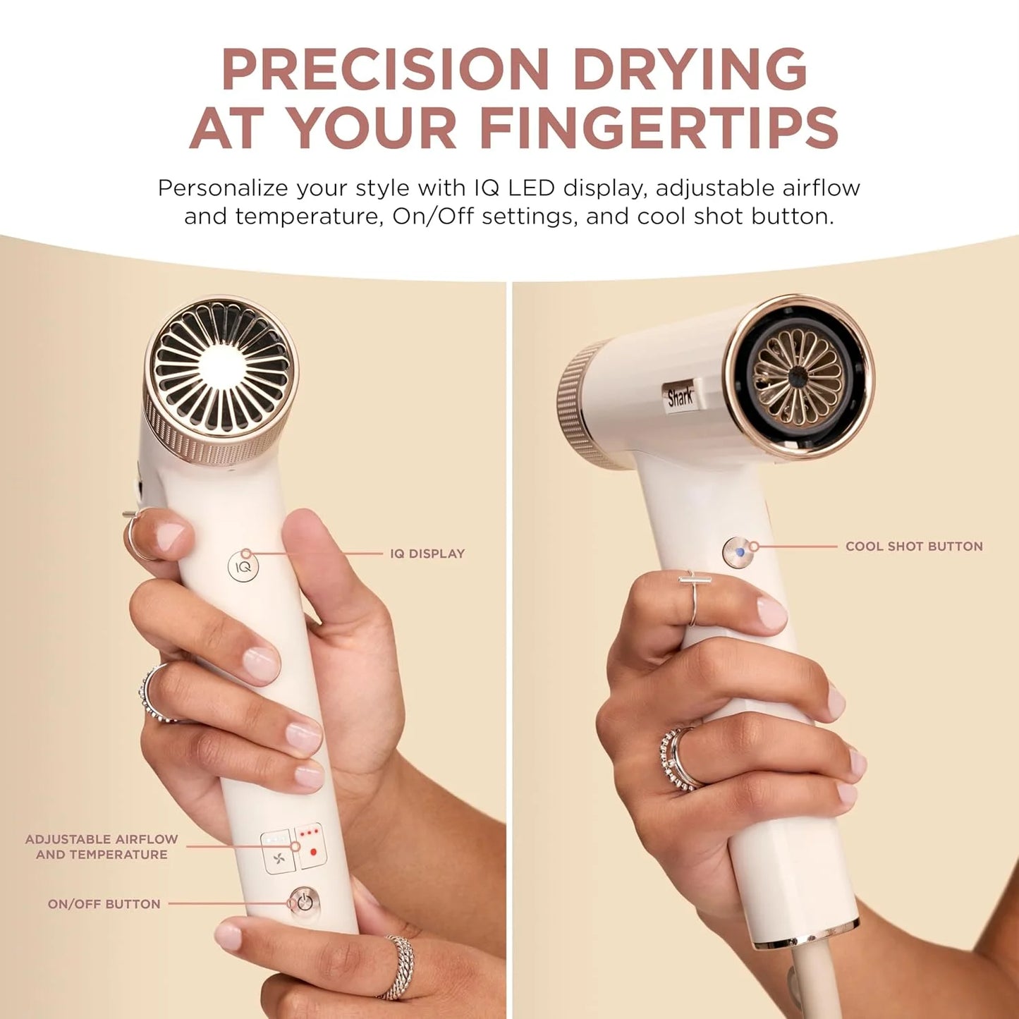 Shark SpeedStyle Ionic Hair Dryer w/Concentrator, Lightweight, HD301