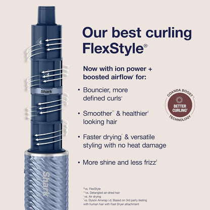 Shark FlexStyle IonCurl Ion Air Drying, Curling and Styling System, HD840