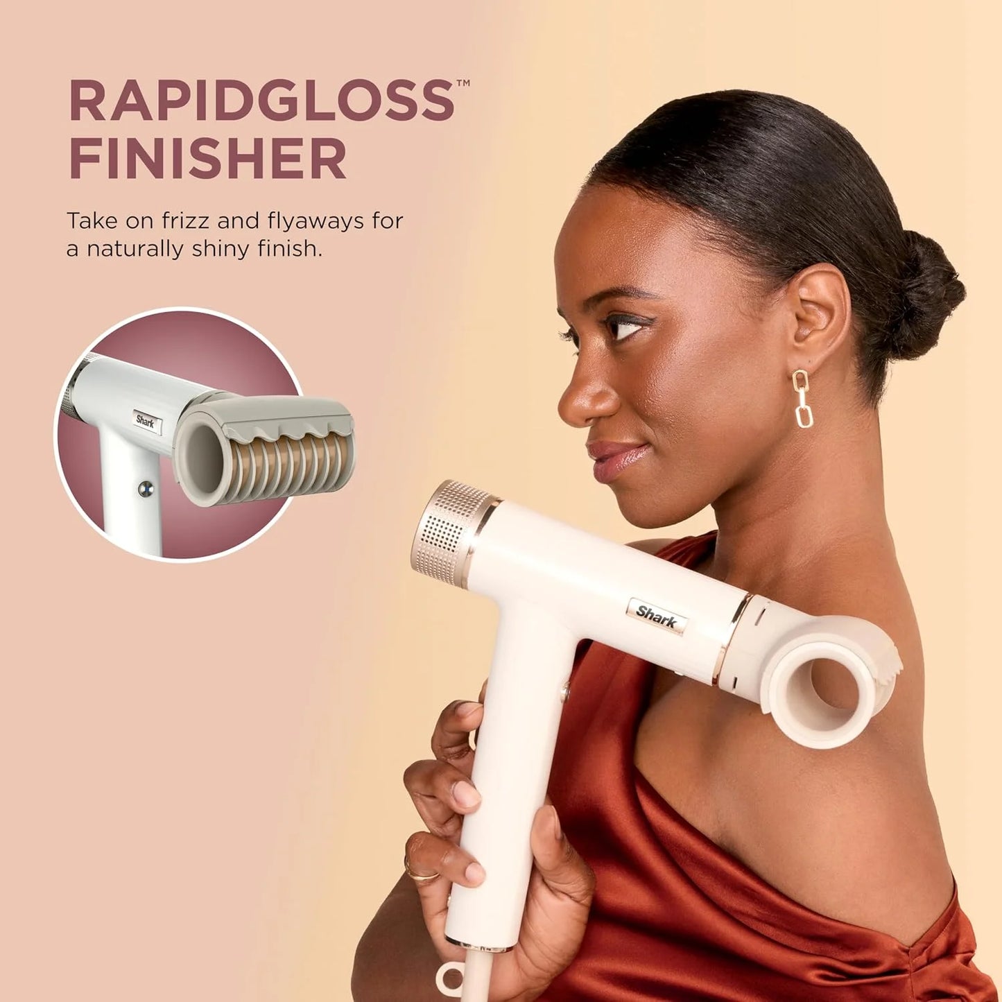 Shark SpeedStyle Hair Dryer, 3 Styling Tools, Fine to Medium Hair, HD331