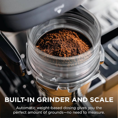 Ninja Luxe Café Premier Espresso & Rapid Cold Brew, Gunmetal, ES601GM