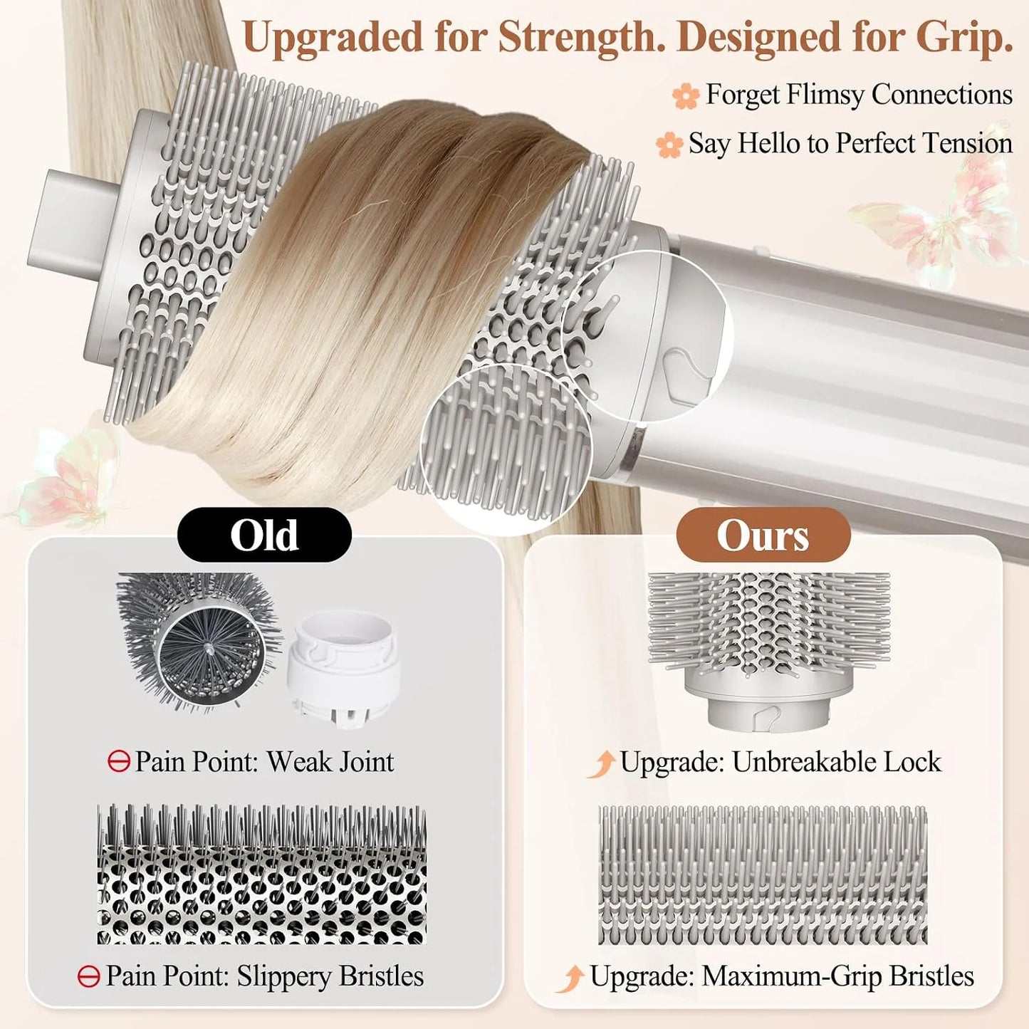 Large Round Volumizing Brush for Shark FlexStyle Attachment