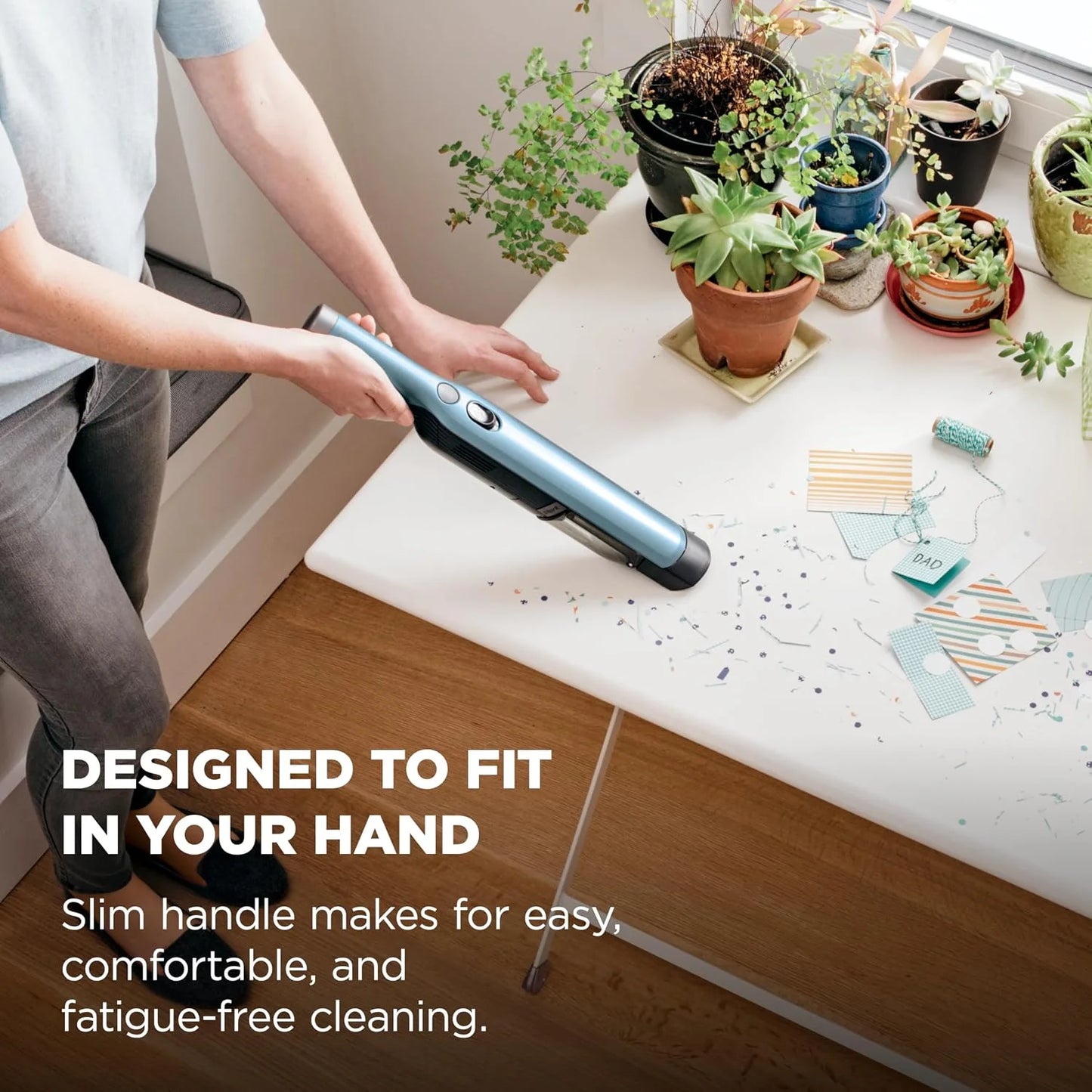 Shark WANDVAC Cordless Hand Vac, Cove Blue, WV201BLBRN