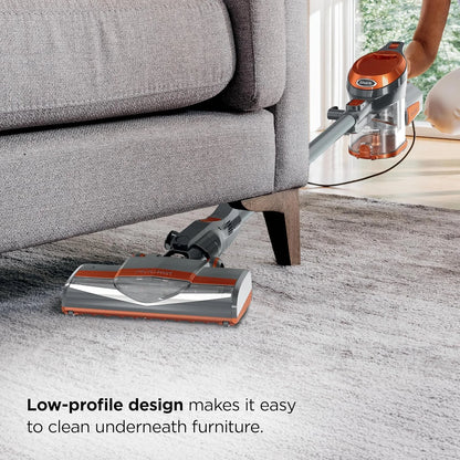 Shark Rocket Corded Stick Vacuum, Carpet & Hard Floors, Gray/Orange, HV301