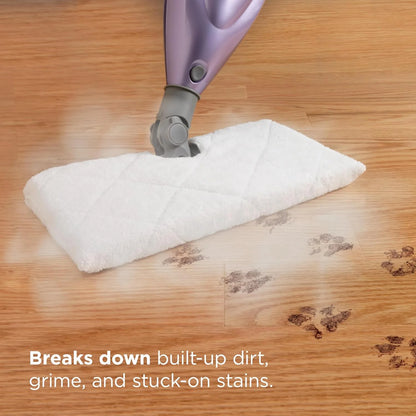 Shark Steam Pocket Mop with 2 Washable Double-sided Pads, Purple, S3501