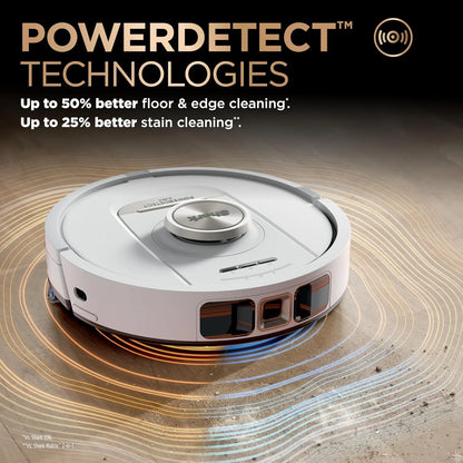 Shark PowerDetect NeverTouch Pro Robot Vacuum & Mop, White, AV2810ZEWH