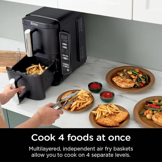 Ninja Air Fryer DoubleStack, 8 Qt, 6-in-1, Black, SL201
