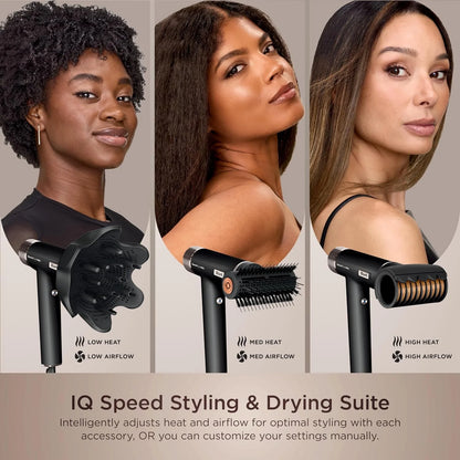 Shark SpeedStyle Pro Ionic Hair Dryer, Scalp Shield, Curly-Coily, HD732