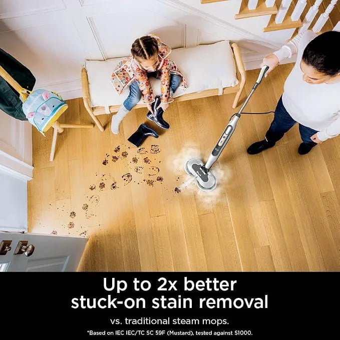 Shark Steam & Scrub with Steam Blaster Technology, White, S8201