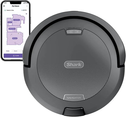 Shark Navigator Robot Vacuum, SmartPath Navigation, Steel Grey, RV2110