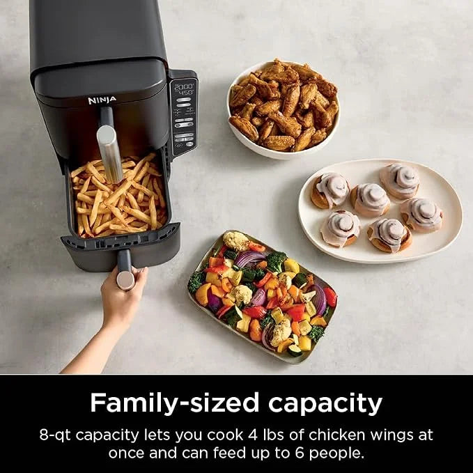 Ninja Air Fryer DoubleStack, 8 Qt, 6-in-1, Black, SL201
