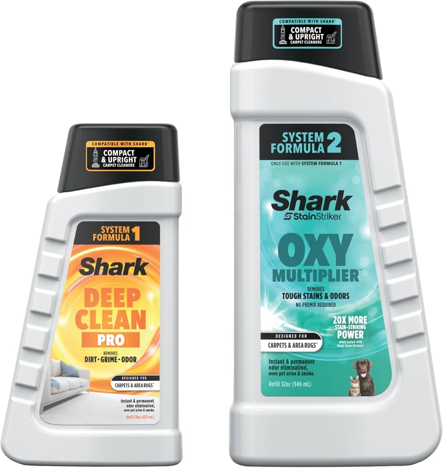 Shark Deep Clean Pro & OXY Formula Bundle for Tough Stains/Odor PXCMBUNDLE