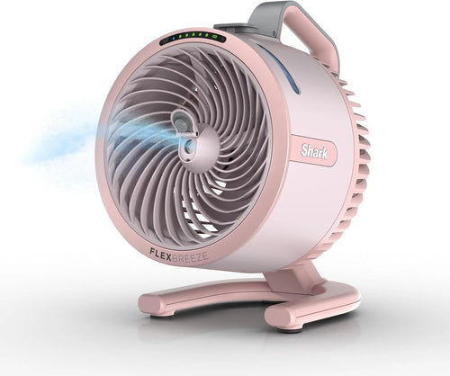 Shark FlexBreeze HydroGo Pro Portable Misting Fan, Peony, FA056PK