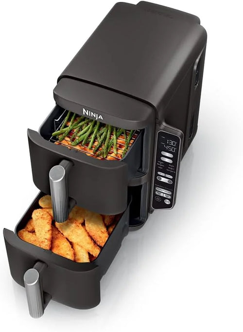 Ninja Air Fryer DoubleStack, 8 Qt, 6-in-1, Black, SL201