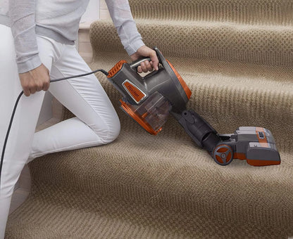 SharkNinja HV301 Rocket Stick Vacuum, Orange and Gray - Renewed, 1 Count (Pack of 1) (Renewed)