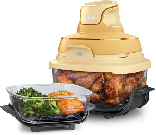 Ninja Crispi Glass Air Fryer, 4-in-1, Ginger Snap, FN101GD