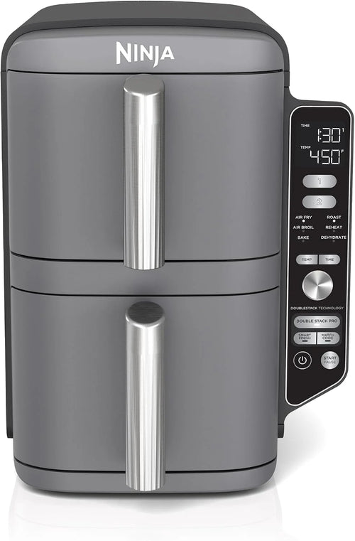 Ninja Air Fryer DoubleStack XL, 10 Qt, 6-in-1, Deep Grey, SL401