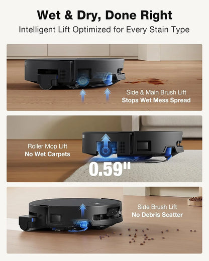 ECOVACS DEEBOT T90 Omni Robot Vacuum and Mop, 30000Pa Blast Suction
