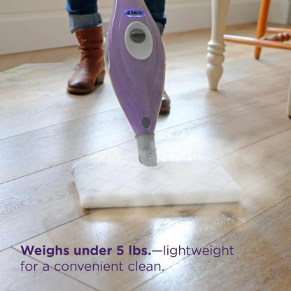 Shark Steam Pocket Mop with 2 Washable Double-sided Pads, Purple, S3501