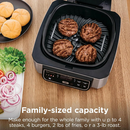 Ninja® Foodi® 5-in-1 XL Indoor Grill & Air Fryer, Black/Grey, AG301
