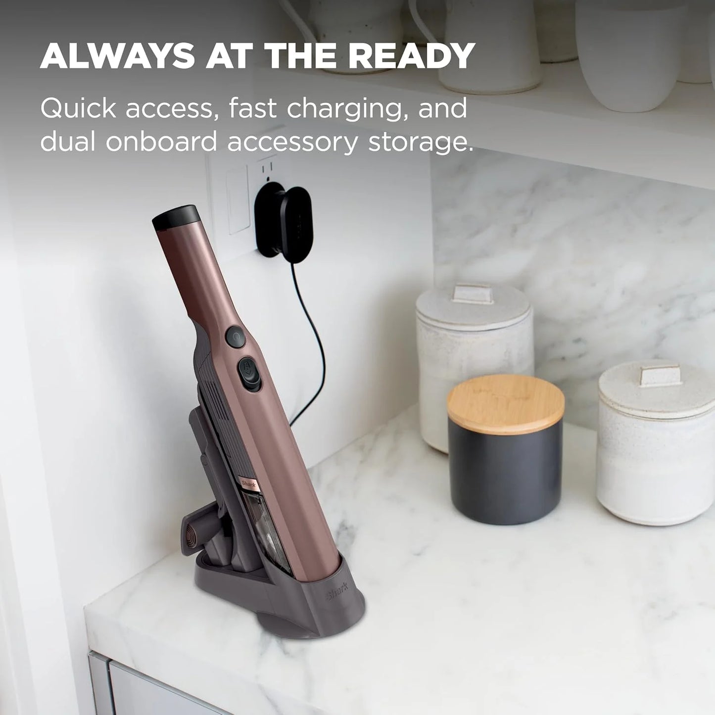 Shark Wandvac Cordless Handheld Vacuum, Luxe Collection, WV201LBR