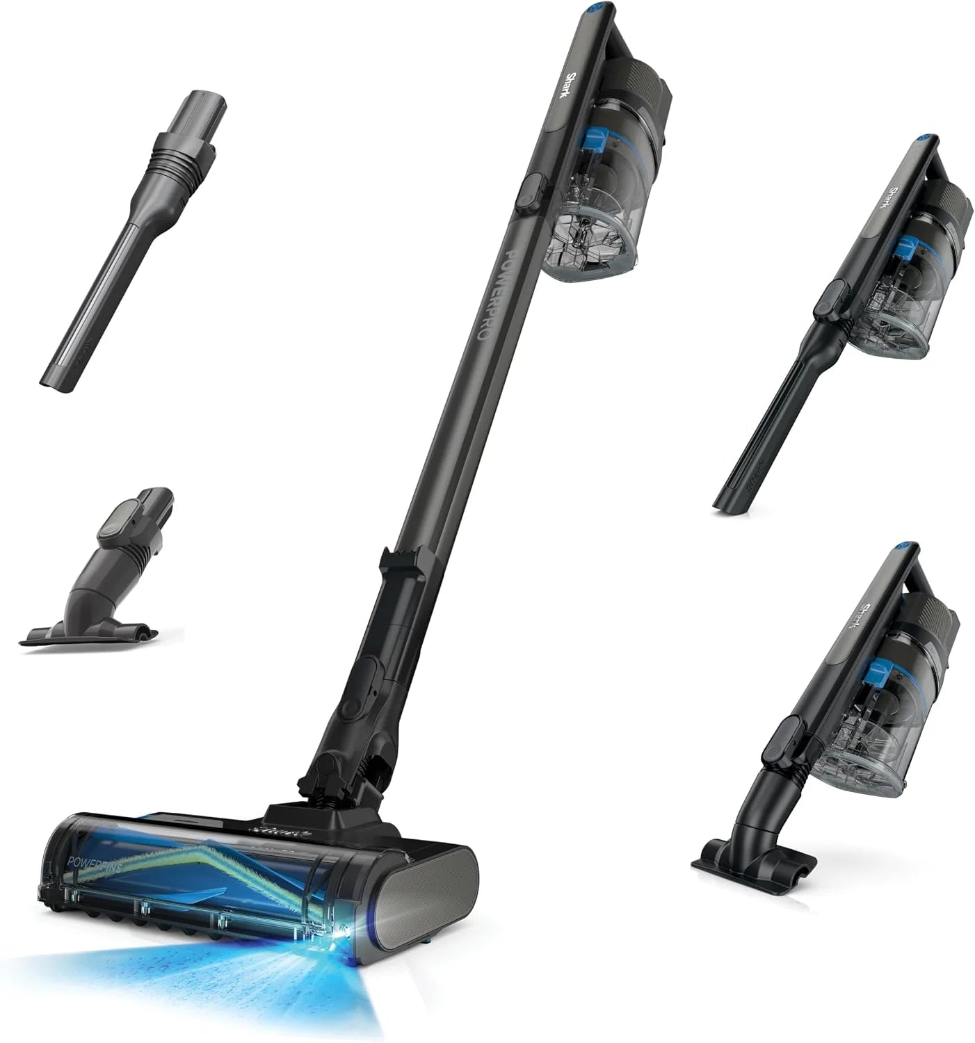 Shark PowerPro Reveal Plus Cordless Vacuum Cleaner - Charcoal - IZ376H