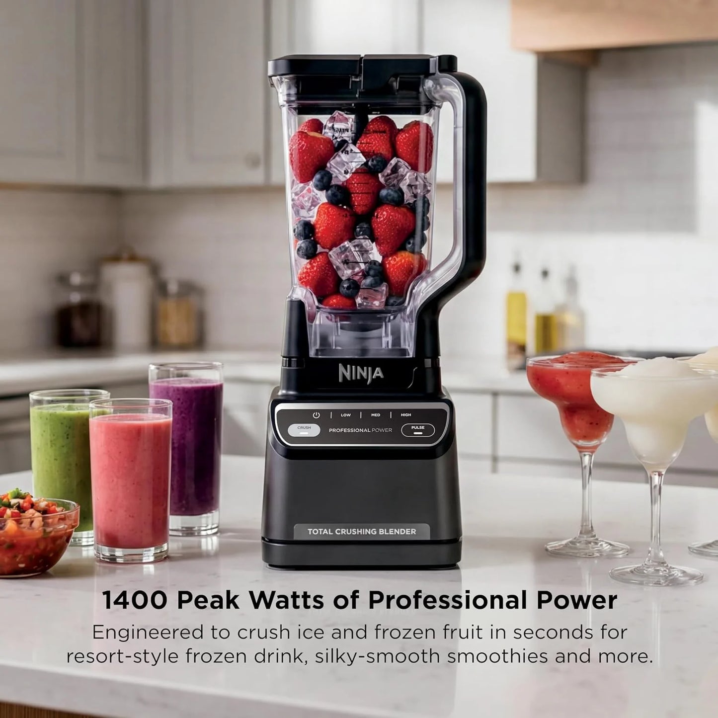 Ninja Professional Blender 2.0, 1200W, Auto-iQ, 72oz Pitcher, BR201AMZ