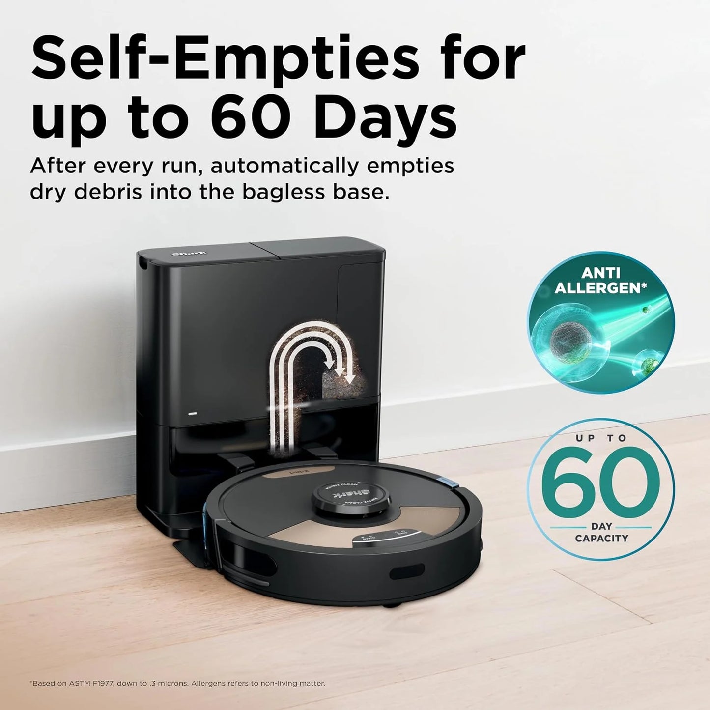 Shark Matrix Plus 2-in-1 Robot Vacuum & Mop, Black/Brass, AV2613WA