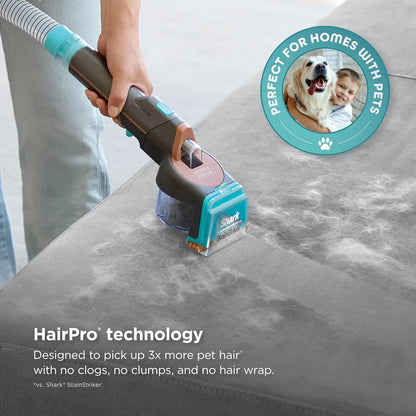 Shark StainStriker HairPro Portable Stain Cleaner,4 Tools, Self-Clean PX251