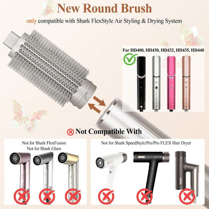 Round Volumizing Brush for Shark FlexStyle Attachment