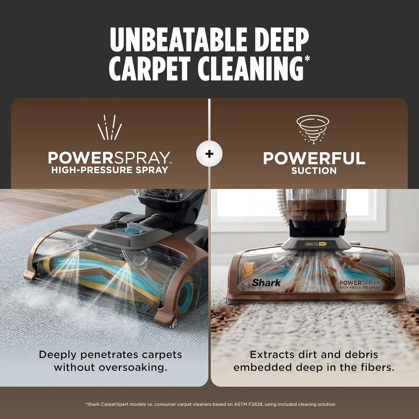 Shark CarpetXpert HairPro StainStriker Carpet & Stain Cleaner, EX301