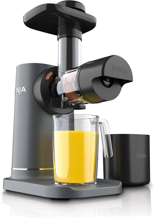 Ninja NeverClog Cold Press Juicer, 24oz Jug, 36oz Pulp, Charcoal, JC151