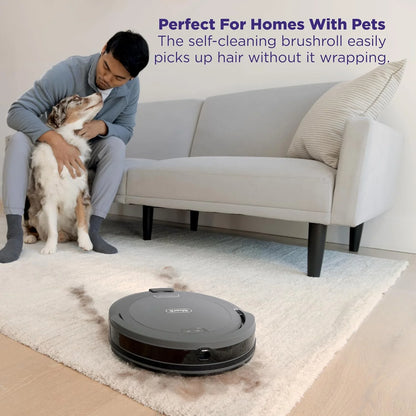 Shark Navigator Robot Vacuum, SmartPath Navigation, Steel Grey, RV2110