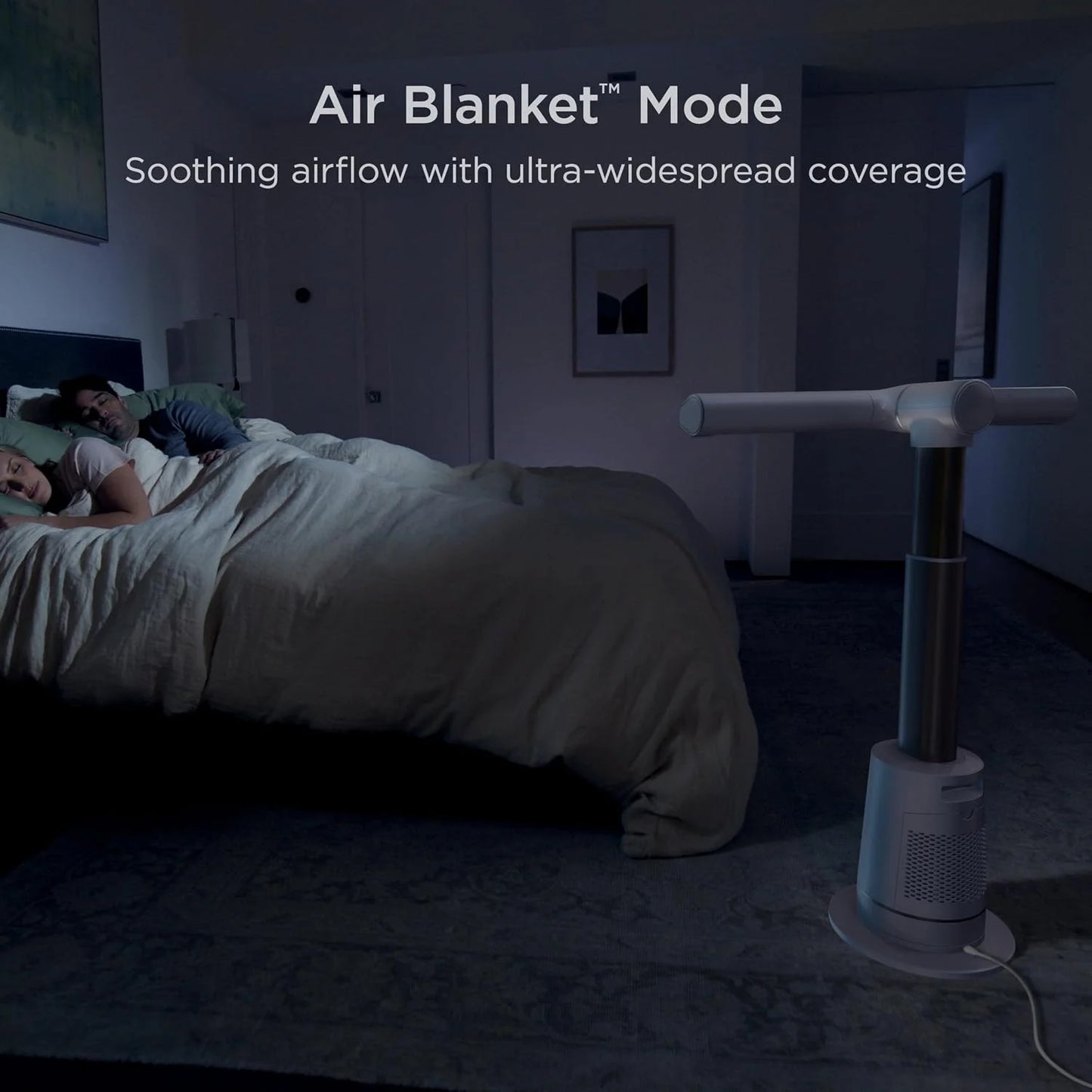 Shark TurboBlade Bladeless Tower Fan, Dove, TF202SWH