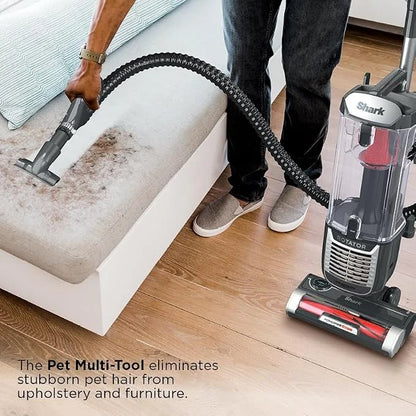 Shark ZU102 Rotator Pet Upright Vacuum with PowerFins HairPro & Odor Neutralizer Technology, Charcoal, 2.9 L Dust Cup