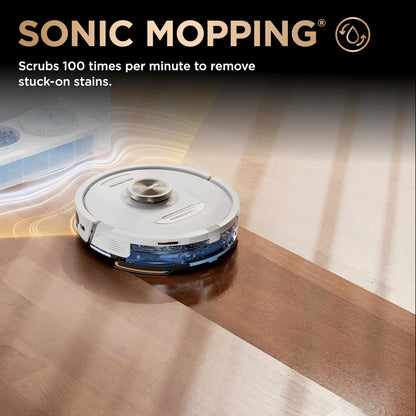 Shark PowerDetect NeverTouch Pro Robot Vacuum & Mop, White, AV2810ZEWH