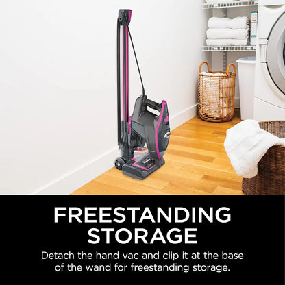 Shark Rocket Pro DLX Corded Stick Vacuum, XL Cup, Handheld, Fuchsia, HV371