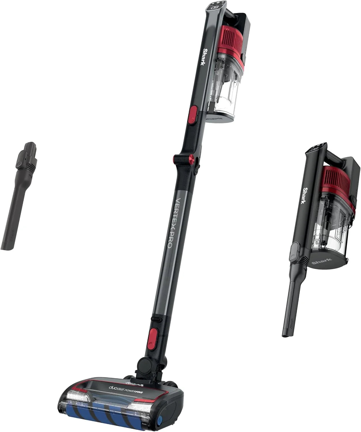 Shark Cordless Vertex Pro Lightweight Cordless Stick Vacuum, Red, IZ662H