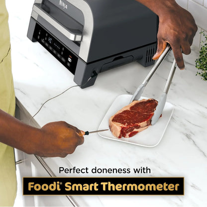 Ninja® Foodi® Smart XL 6-in-1 Indoor Grill & Air Fryer, Black/Silver, DG551